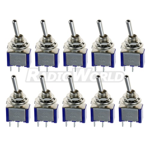 1 x On//Off Mini Miniature Toggle Switch Car Dash Dashboard SPST