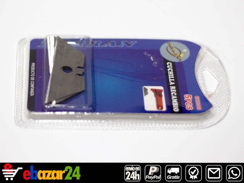 5x RECAMBIO CUCHILLA CUTTER PLEGABLE O RASQUETA RECAMBIOS CUCHILLAS *Envío GRATI