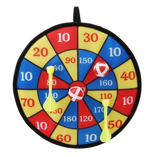Childrens Dart Board Dartboard 6 Darts Party Game Toy Playset Kids Gift RU