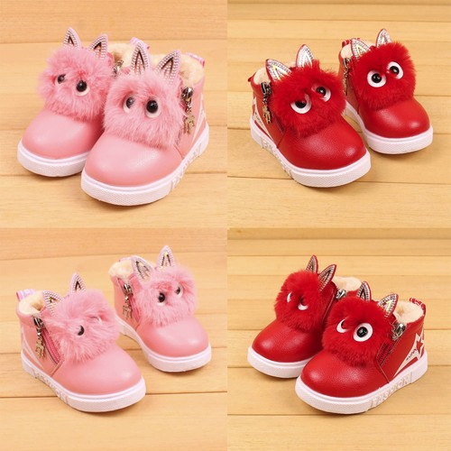 Winter Children Fashion Boys Girls Sneaker Boots Kids Warm Baby Casual Shoes New