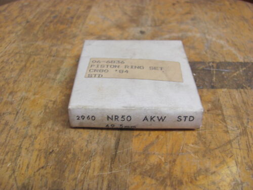 NOS Rocky Cycles Honda CR80 1984 STD Ring Set 06-6836