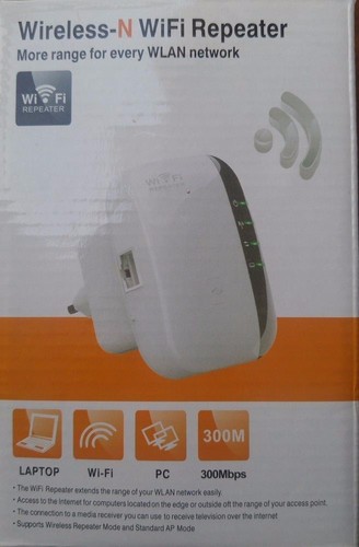 300Mbps 802.11 Wifi Repeater Wireless-N AP Range Signal Extender Booster US Plug