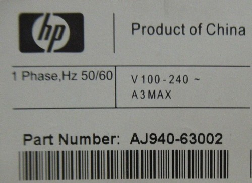HP Storageworks D2600 2U 12 Bay 3TB SAS 15K 2x SAS I//O Controller AJ940-63002