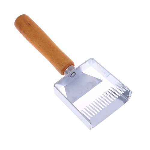 Stainless Steel Bee Hive Uncapping Honey Fork Scraper Shovel Beekeeping Tool Ff
