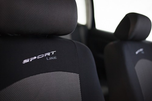 Sitzbezüge Sitzbezug Schonbezüge für Hyundai ix35 Dunkelgrau Sportline Set
