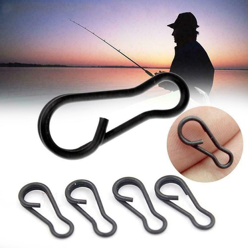 100pcs Multi Clips Carp Fishing Tackle Quick Change Lead Rigs Link Swivels P3C8