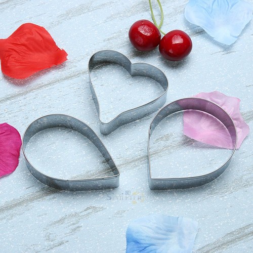 1 Set Pansy Fleur Forme en acier inoxydable Cookie Cutters Fondant Mold Décoration Outil
