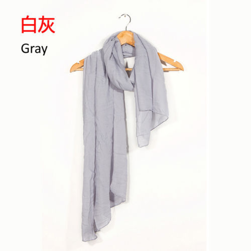 Popular Colorful New Scarves Lady Women Long Soft Cotton Scarf Wrap Shawl Stole