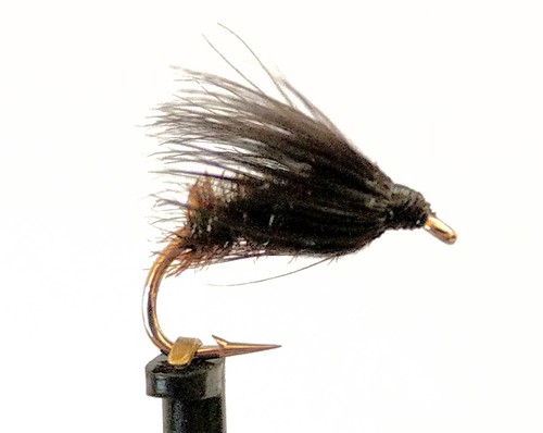 Black /& Paon truite Araignée des mouches 3 Pack sérancé Humide Pêche à La Mouche Taille 12,14