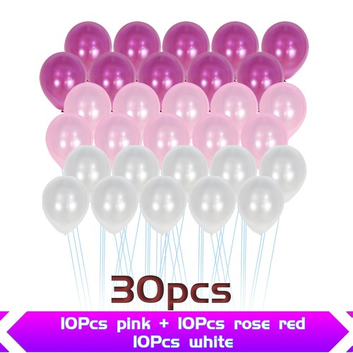 30pcs 10inch Latex Balloon For Wedding Birthday Baby Shower Party Decor Supplies