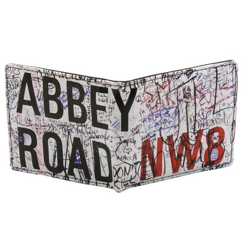 Plan B Black Retro Beatles Abbey Road Billfold Wallet