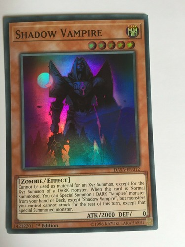 DASA-EN012 Shadow Vampire Super Rare 1st Edition Yu-Gi-Oh