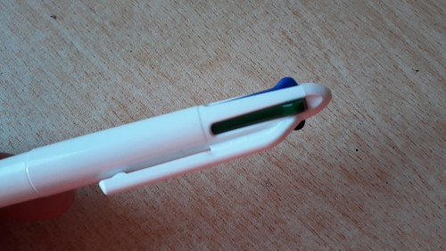 Red Black Blue /& Green Pack of 5 Ikon Quad 4 Colour in 1 Grip Biro Pens BN