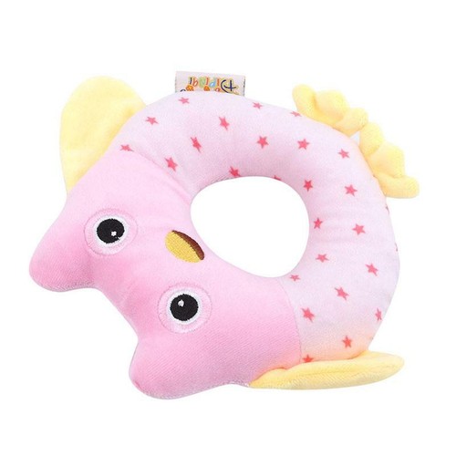 Toy Hand Plush Bell Baby Rattle Doll Animal Soft Rattles Kids Newborn Toys 6L
