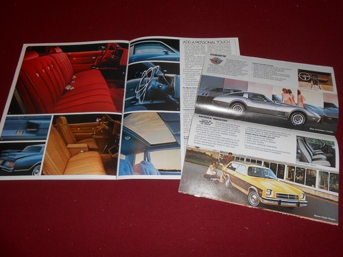 78 CHEVY FULL-LINE CATALOG /& More 1978 CHEVROLET MONTE CARLO BROCHURE 4 For 1