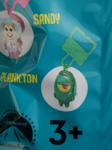 Spongebob Movie Keychain Wendy/'s Toy Plankton New in Package