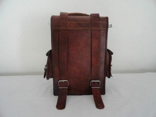 Real Genuine Leather Backpack Women Fashion retro Style Vintage New School Bag