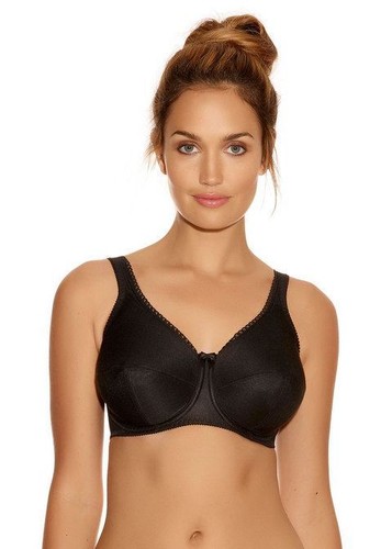 Fantasie Specialità REGGISENI ferretto Liscio Coppa Reggiseno cotone//poliestere 6500 Nero