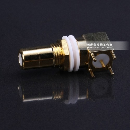 HIFI Gold-plated Copper RCA Coaxial Solder Board Socket Advanced Turntable DAC