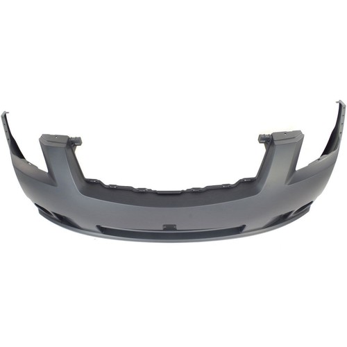 Primed Front Bumper Cover Without Fog Light Holes Fits Nissan Sentra NI1000242