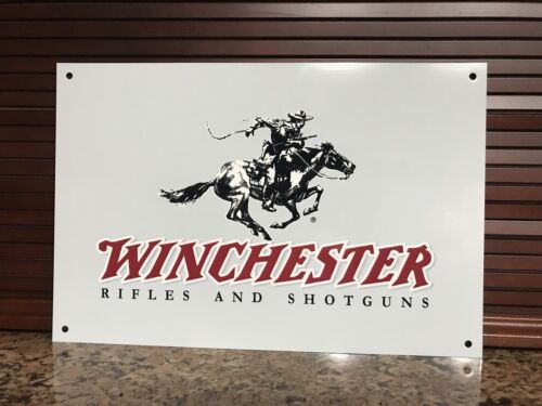 Rifle Shooting Ammunition Hunting Gun Vintage Style Metal Sign