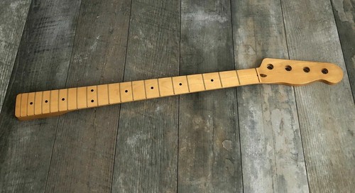 51-56 Fits Fender USA Spec Precision 50s Bass Neck Maple Vintage Nitro Finish