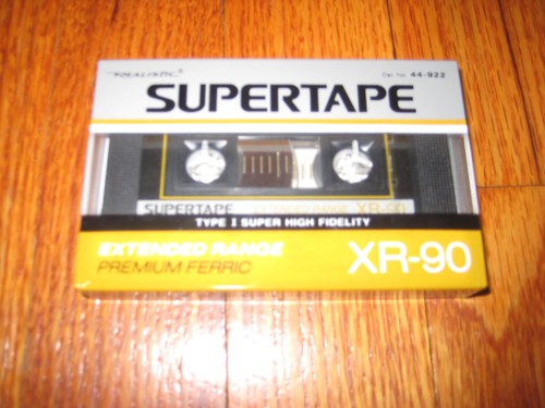 6 Realistic SUPERTAPE XR-90 Cassette Tapes Extended Range Premium Ferric TYPE I
