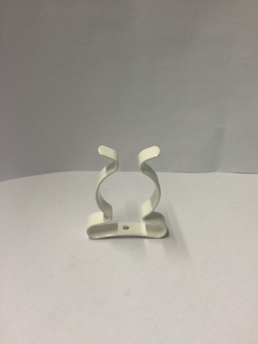 CoatedClipCoUK 25 or 50 PACK 25MM SPRING TOOL CLIPS WHITE PLASTIC COATED 1/"