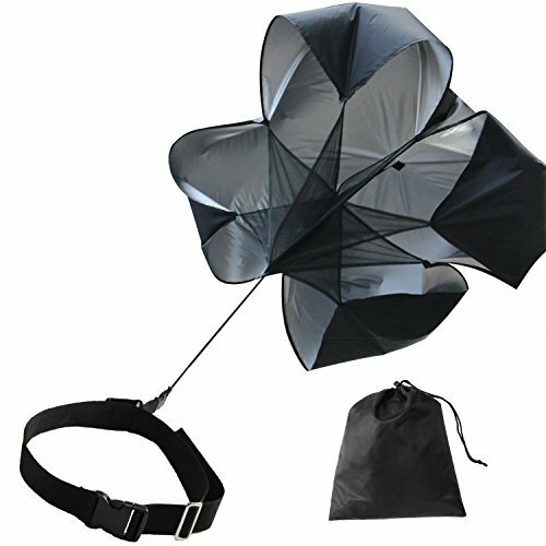 Football Training Equipment Speed Chute With Adjustable Waist Harness For Youth