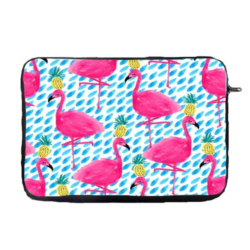Flamingo Piña Portátil Tablet Chromebook Bolsa caso Manga Manga De Regalo