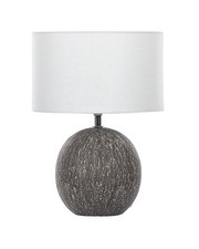 Ceramic Table Lamp Black FONISSA