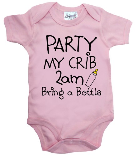Lustig Baby Body /" Party Mein Krippe 2am Bringen A Flasche /" Strampler Geschenk