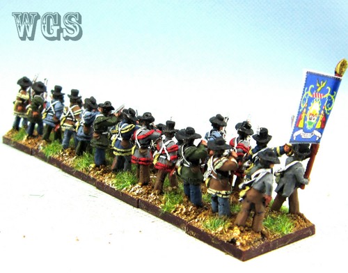 15mm American War of Independence WGS painted German Infantryman AWA3