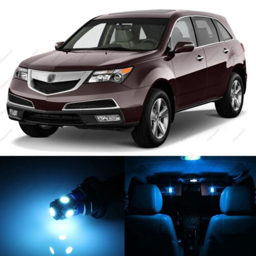 21 x ICE BLUE LED Interior Lights Package For 2007-2013 Acura MDX PRY TOOL