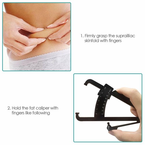 Plicometro Caliper Adipometro Medir Grasa Cuerpo Body Fat Caliper Measure Fat