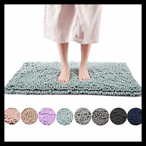 Chenille Bath Rugs Extra Soft /& Absorbent Microfiber Shag Rug Non Slip Runner Ca