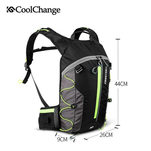 10L MTB Bicycle Cycling Backpack Hydration Pack Hiking Camping Water Bladder Bag