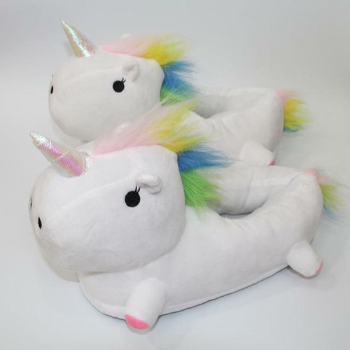 Details about / Unicorn Slippers Led Plush