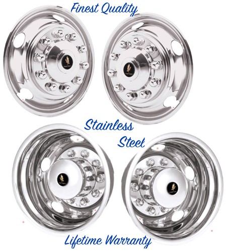 19.5/" DODGE RAM 4500 5500 2008-10 WHEEL RIM LINER HUBCAP COVERS 10 LUG 5 HOLE ©