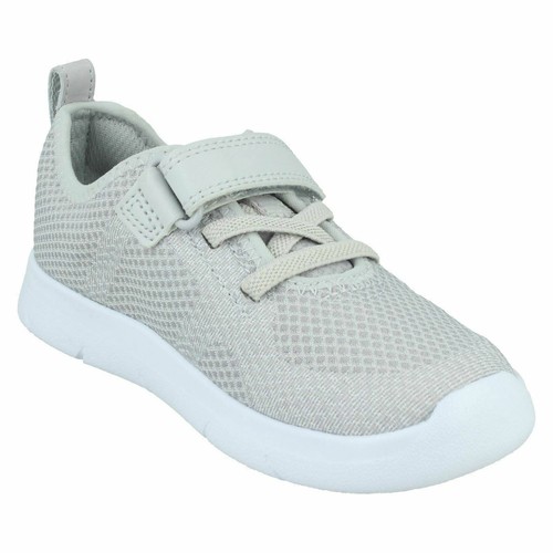 BOYS GIRLS CLARKS ATH FLUX TODDLER HOOK /& LOOP INFANT TRAINERS LACES SHOES SIZE