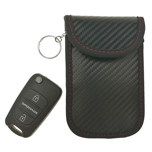 RFID Blocking Bag Car Key Signal Blocker Case Faraday Cage Fob Pouch UK