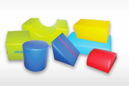 Kindergarten Foam blocks 7 elements set Playroom