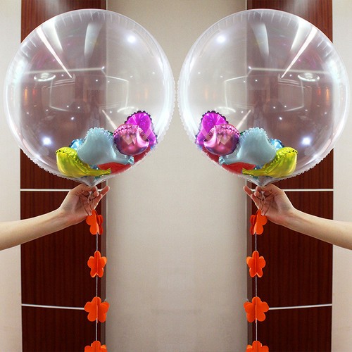 10pcs Bobo Balloon Transparent PVC Balloon DIY Wedding Birthday Party Decoration