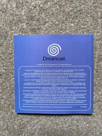 Speed Devils Dreamcast Manual ONLY Replacement Instruction Booklet