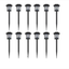 6//12x LED Solarlampe Steinoptik Gartenlampe Leuchte Außenlampe Wegeleuchte DE