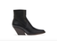 ZARA Cowboy Cheville Bottes en cuir noir western-Style Chaussures à nouveau en boîte 1123//301