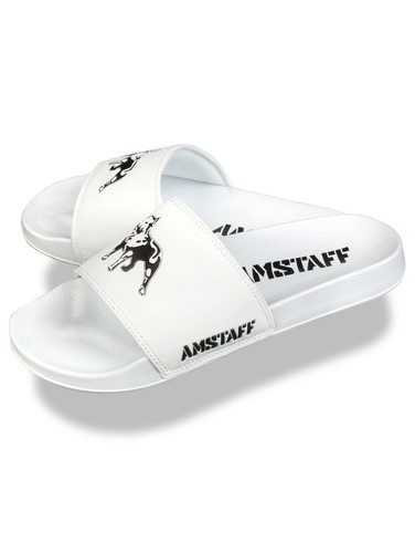 weiß Flip Flops Größe 40 bis 46 Amstaff Dogs Bay Sandalen