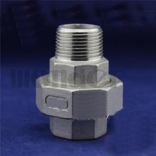 3//8/" BSP Female To Male 304 Stainless Socket Union Pipe Fitting Connector
