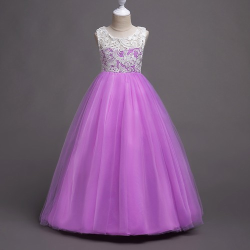 Flower Girl Princess Dress Kid Party Wedding Pageant Formal Gown Dresses Clothes