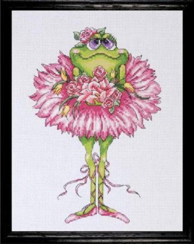 Design Works FROG BOUQUET 2756 COUNTED CROSS STITCH KIT 7/" X 10/"